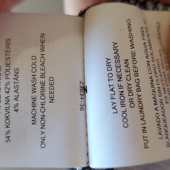 Michael Kors blk & WHT speckled leggings. NWT Size med - Picture 15 of 16